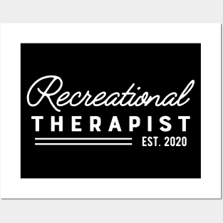 Recreational Therapist Est. 2020 Posters and Art